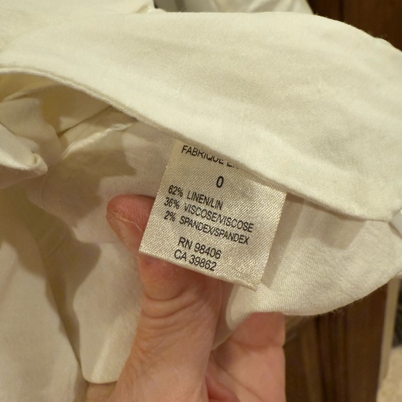 Theory Linen Tie-Front Lightweight Blazer Jacket – Size 0 - Picture 3 of 7